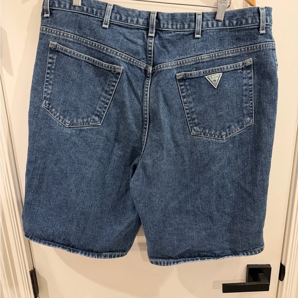 Vintage Guess Classic Denim Jean Shorts - Picture 2 of 4